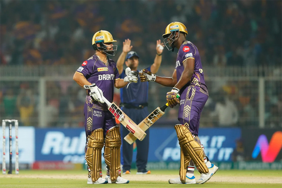 दिल्लीलाई १०६ रनले हराउँदै कोलकाता आईपीएलको शीर्ष स्थानमा